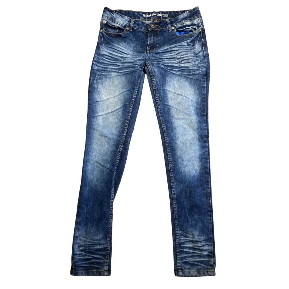 Blues Society Denim White Wash Jeans
